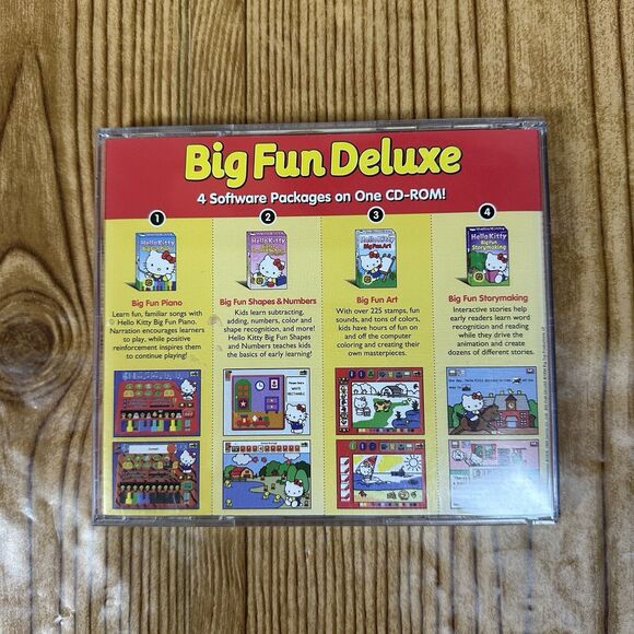 HELLO KITTY Big Fun Deluxe 1994 PC Game +1Clk Windows 11 10 8 7 Vista XP Install - Picture 2 of 7